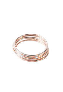 Jewellery: Buddhist Bracelet Thin - Champagne