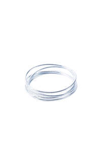 Jewellery: Buddhist Bracelet Thin - Silver