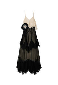 Belvy Dress - Black and White
