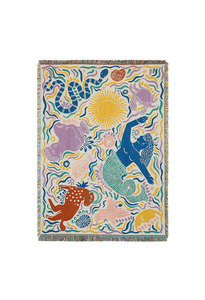 Mythos Cotton Throw - Athena Ivory