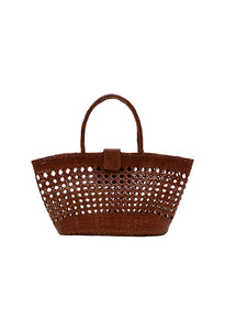 Rixo: Lucine Leather Bag - Tan