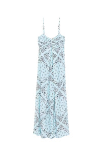 Rippie Dress - Blue Oxford