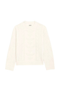 Zadig Et Voltaire: Markuz Bandana Sweater - Ecru