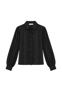 Anni LS Cotton Top - Noir