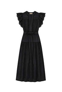 Dani SS Cotton Dress - Noir