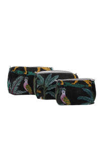 Back In Stock: Velvet Pouches - Black Zebra