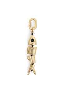 Sardine Fob - Vintage Gold