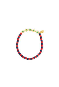 Jewellery: Maman Beaded Disc Stretch Bracelet