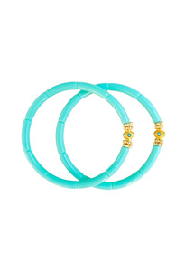 New Arrivals: Mini Leo Bracelets - Aqua