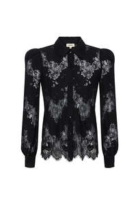 Jenica Lace Blouse - Black