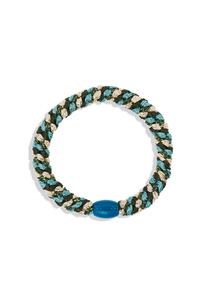 KKNEKKI Mix Army Teal Hair Ties