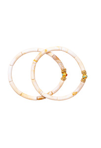 Mini Leo Bracelets - Full White
