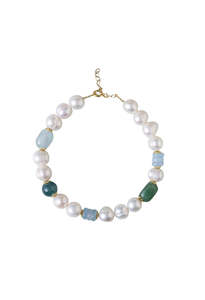Jewellery: Sugardrops Mosaic Bracelet - Blue