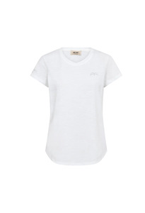 Safina O-Neck Tee - White