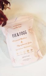 Frontpage: LACTATION Fix & Fogg Peanut Butter and Jam Brownies