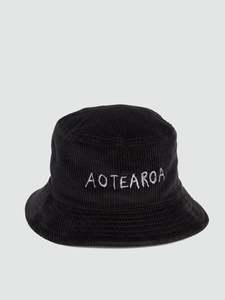 Frontpage: Aotearoa Embroidered Corduroy Bucket Hat