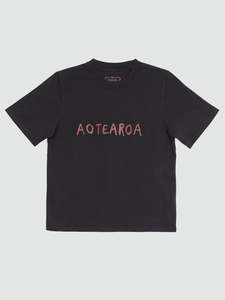 Frontpage: Aotearoa Print Cotton-Jersey T-Shirt