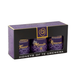 All Honey: Honeys of Te Urewera Range Gift Pack – 3 x 110g