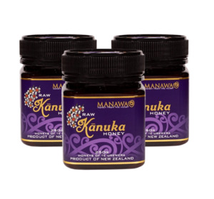 Raw Kānuka Honey 3x250g