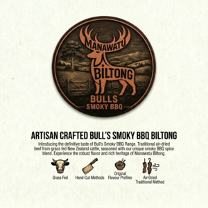 Bulls Smoky BBQ Beef Biltong (Sliced)