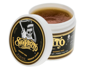 SUAVECITO Whiskey Bar Firme (Strong) Hold Pomade