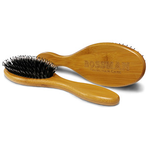 Bossman Beard Brush With Boar Hair & Nylon Bristles