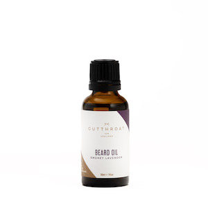 Cutthroat New Zealand: Cutthroat NZ Smokey Lavender Beard Oil