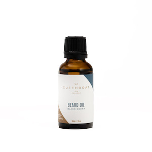 Cutthroat New Zealand: Cutthroat NZ Beard Oil - Black Cedar