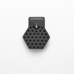 Tooletries: Tooletries Scalp Massager and Hook - Charcoal