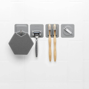 Tooletries: Tooletries The 4 in 1 Silicone Tile Series - Grey