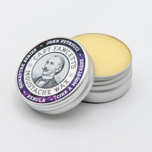 Moustache Wax Many Varieties: Captain Fawcett John Petrucci Nebula Mo Wax