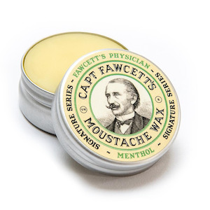Moustache Wax Many Varieties: Captain Fawcett's Physician Menthol Moustache Wax