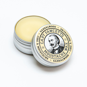 Moustache Wax Many Varieties: Captain Fawcett's Sandalwood Moustache Wax
