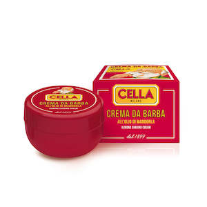 Cella: Cella Shaving Cream Bowl | Luxury Almond Scented Lather