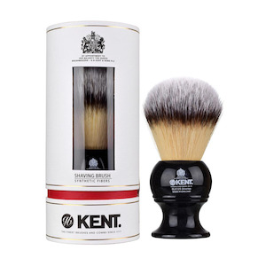 Synthetic Shaving Brushes: Kent BLK12S Extra Large Synthetic Shaving Brush - Black