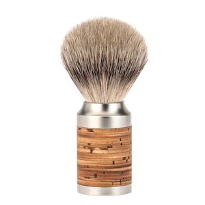 Muhle 091M95 Rocca Shaving Brush Silvertip Badger - Birch Bark