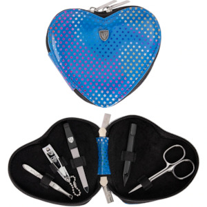 Three Swords 8977 Stars Manicure Set, Blue