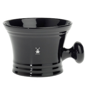 Womens Shaving Brushes And Accessories: Muhle RN46 Black Ceramic Shaving Mug