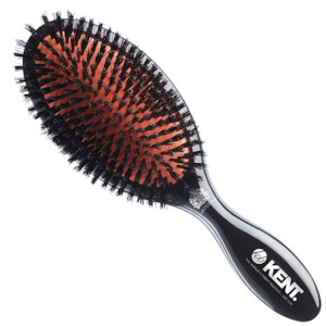 Kent Classic Shine Collection: Kent CSFL Classic Shine Large Pure Black Bristle Hairbrush