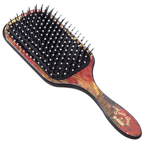 Kent Floral Collection: Kent LPB1 Floral hair Brush- Large Cushioned Paddle, Nylon Quills