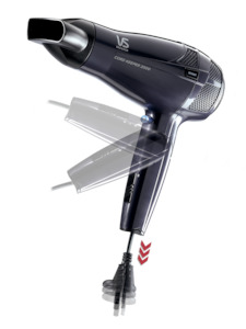 Electrical Styling Tools: Vidal Sassoon Cord Keeper Express Hair Dryer 2000w