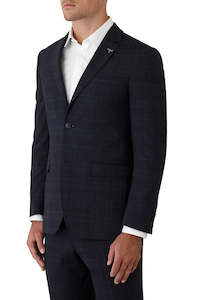 Suit: GIB Suit Dark Navy Check