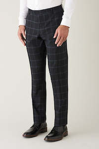 Dress Trousers: GIB Trou Black and Blue WP