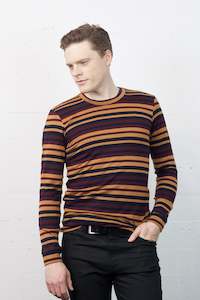 Our Knitwear: Akin Crew Merino Stripe