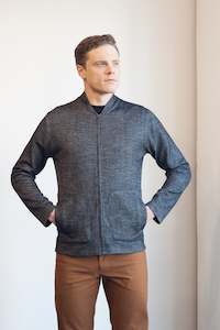 Our Knitwear: Dodge Jacket Concrete