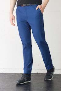 Washable Dress Trousers: Chrysler Mid Blue