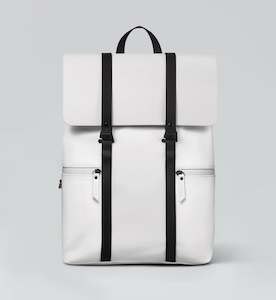 Gaston Luga Bags: Gaston Luga Splash 13" White/Black