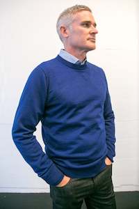 Last Ofs: Fields Crew Neck Bright Blue