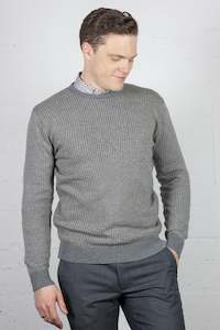 Florentino Crew Dove&Cream Grid