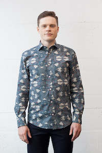 Lfd Shirts: LFD Shirt LS Origami Slate